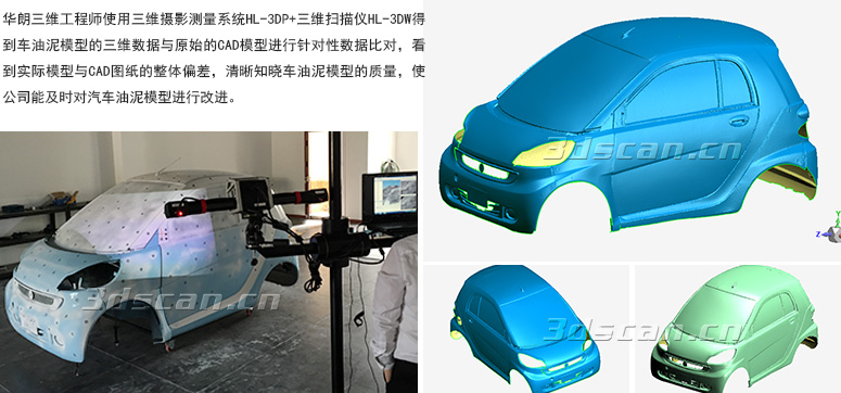 汽车整车三维扫描方案