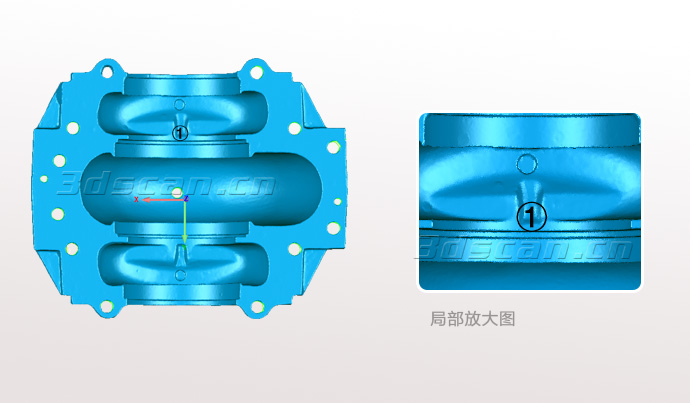 泵盖三维扫描STL图