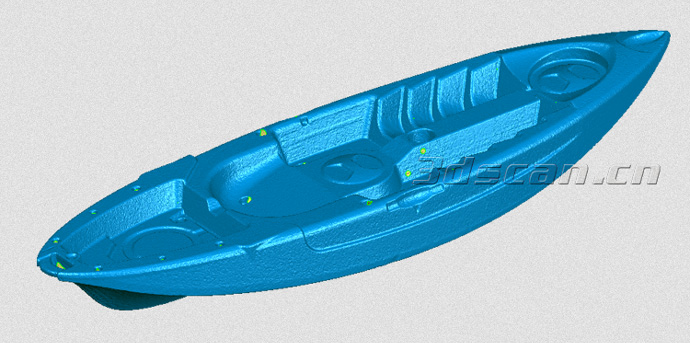 皮划艇模型侧面STL数据
