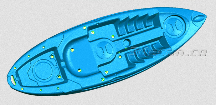 皮划艇模型正面STL数据