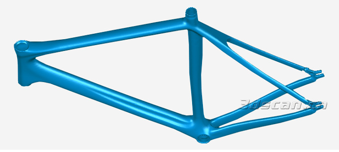 碳纤维自行车三维扫描_自行车部件三维扫描