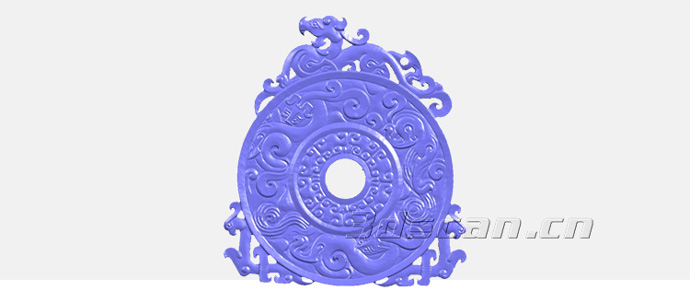 高清三维扫描仪获取的古玉数据
