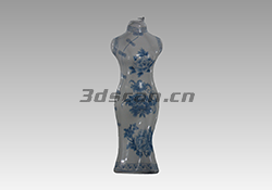 Blue and white porcelain 3D scanning、color 3D scanning、reverse design