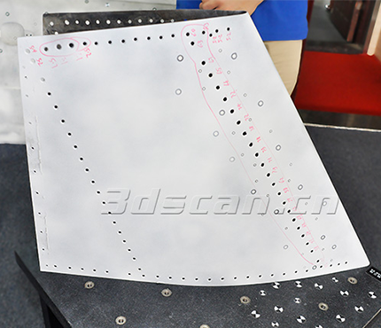 3D scanning of aircraft tail