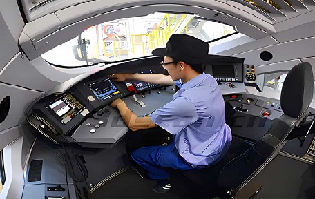High speed train cockpit scanning case