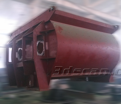 车载混泥土搅拌器三维检测