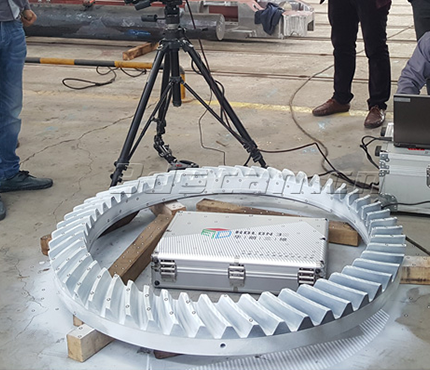 Reverse design of gears for large mechanical equipment