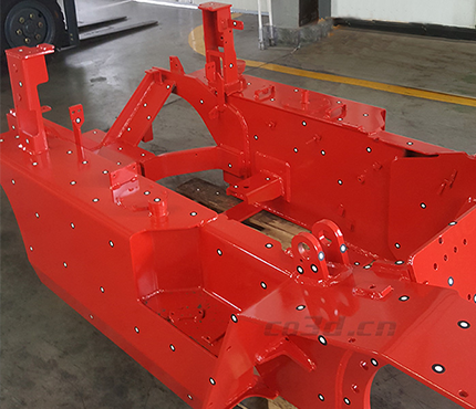 叉车身铸件三维扫描