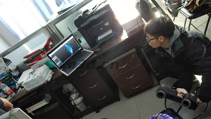 飞机叶片三维扫描