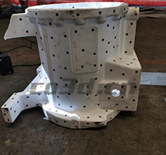 3D scanning of foam mold