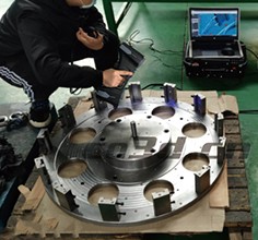 Industrial turntable inspection