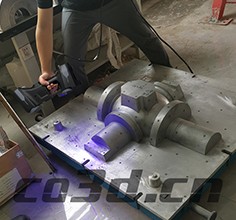 3D scanning of valve mold