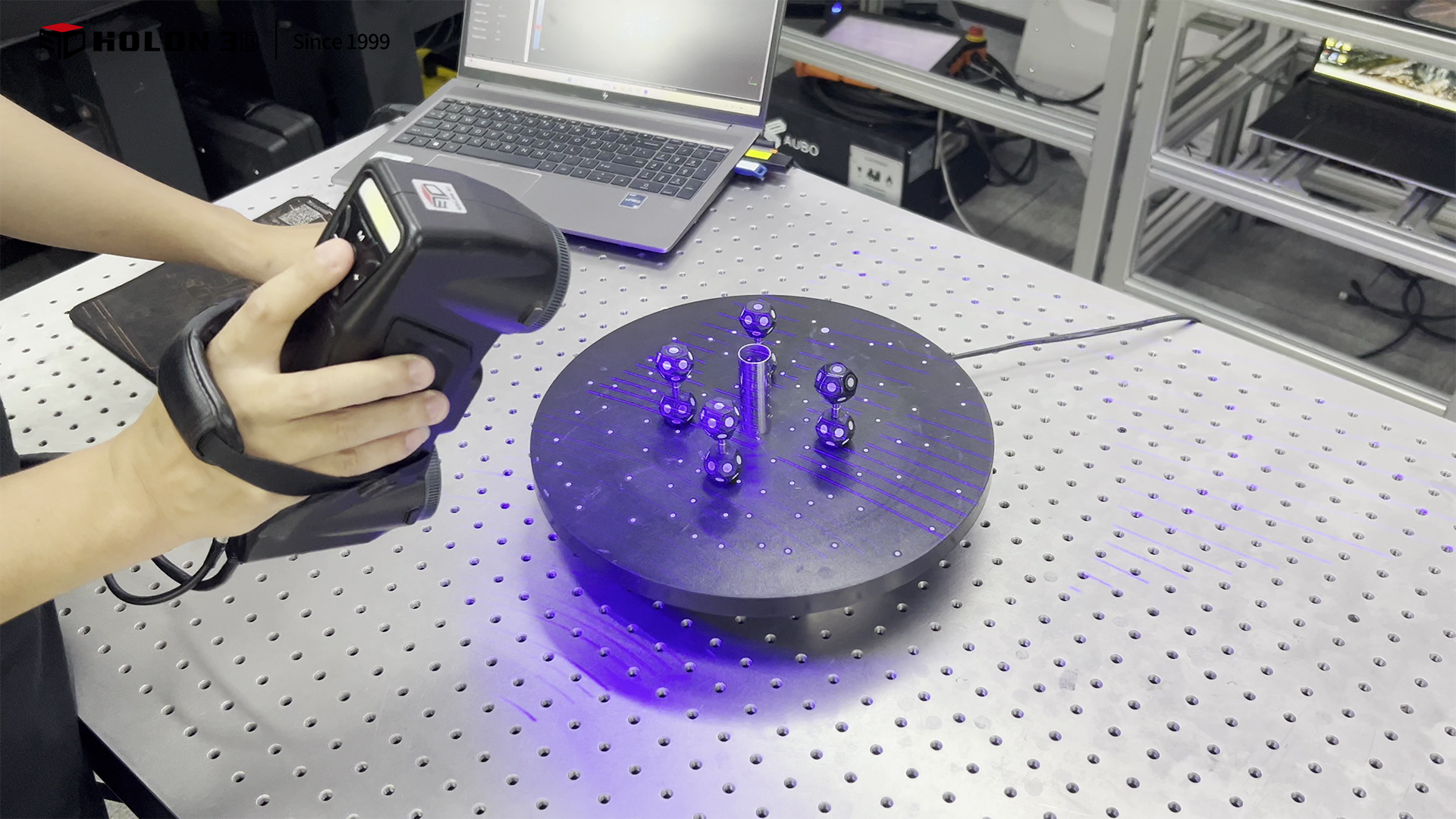 激光切割管三维扫描检测应用