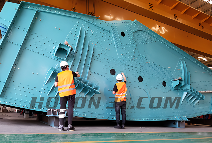 3D inspection of super large rigid castings